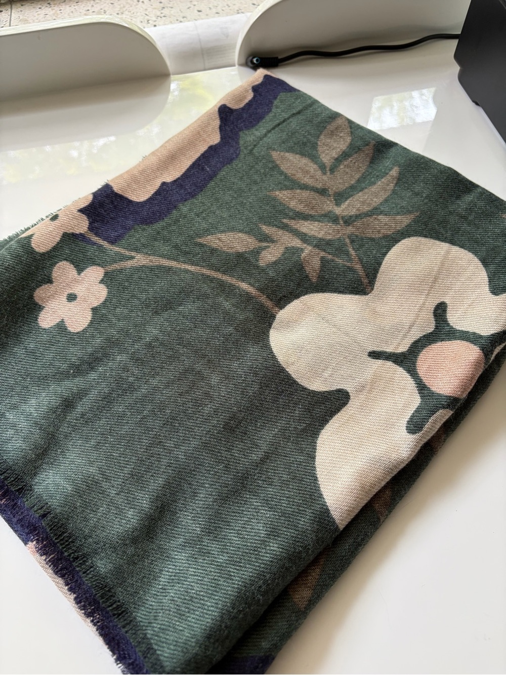 Roots Floral Print Scarf